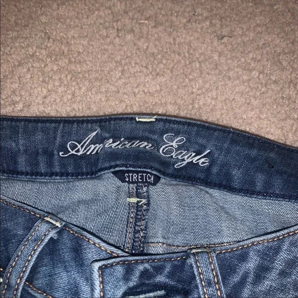 AE light wash ripped jeggings - Picture 4 of 6